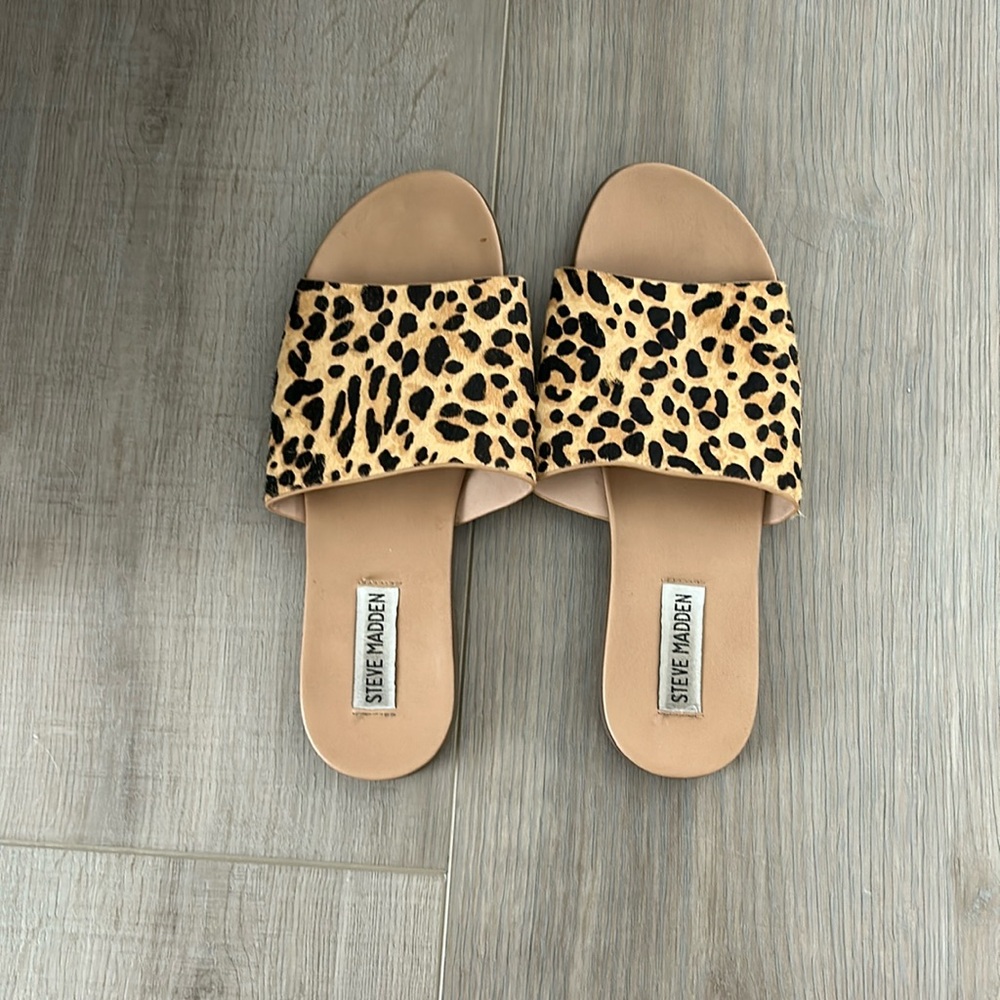 Steve Madden Leopard Print Sandals